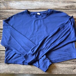 🍋 Lululemon cropped Long Sleeve Shirt